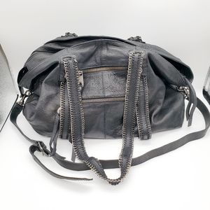 Joelle Hawkins leather convertible black bag